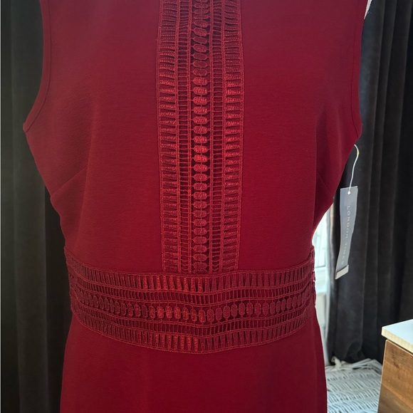 London Times Red Mini Dress - Picture 2 of 6